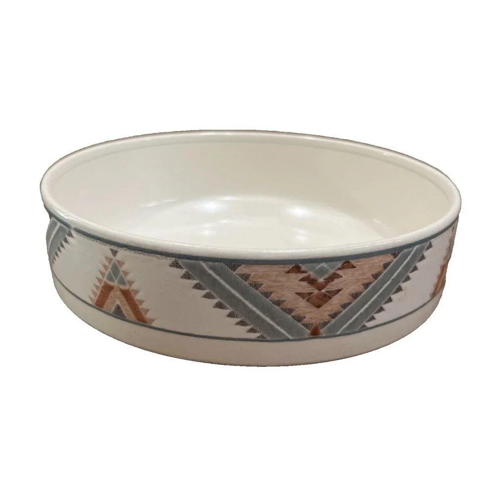 Vintage Mikasa Intaglio Santa Fe CAC24 Vegetable Bowl Serving Dish Southwestern